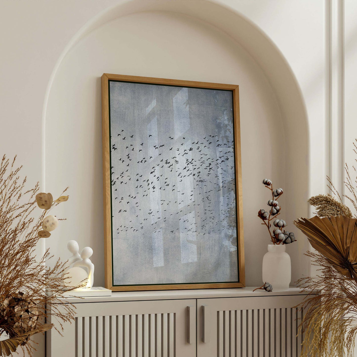 MOVING ON BLUE | CANVAS