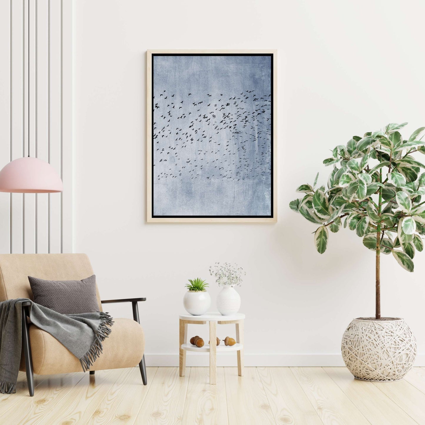 MOVING ON BLUE | CANVAS