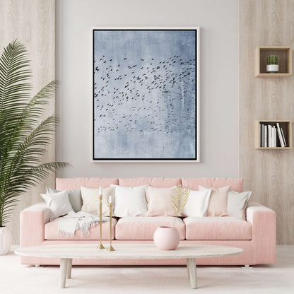 MOVING ON BLUE | CANVAS