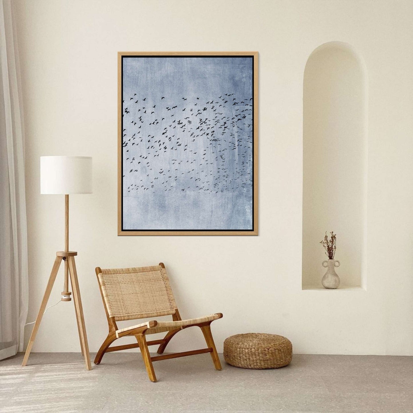 MOVING ON BLUE | CANVAS