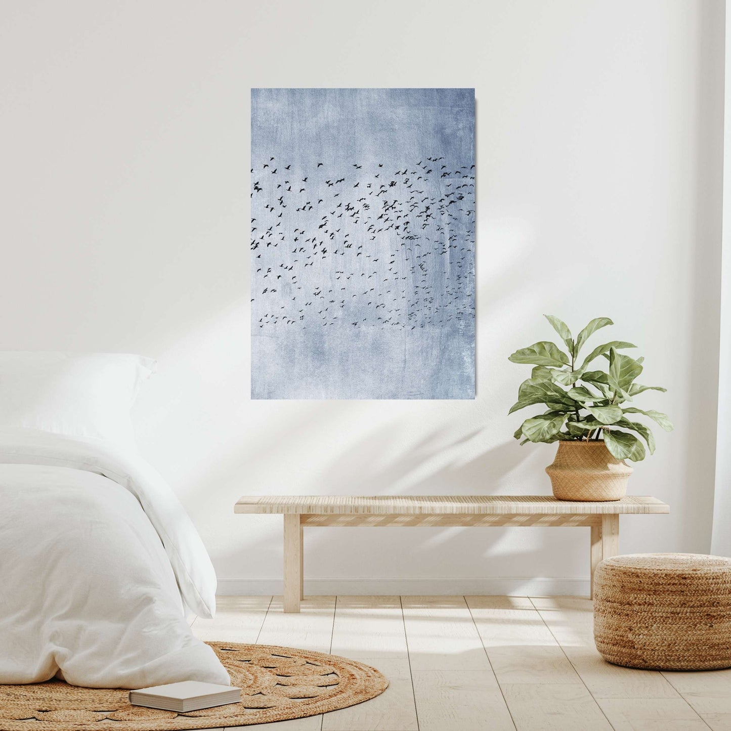 MOVING ON BLUE | CANVAS