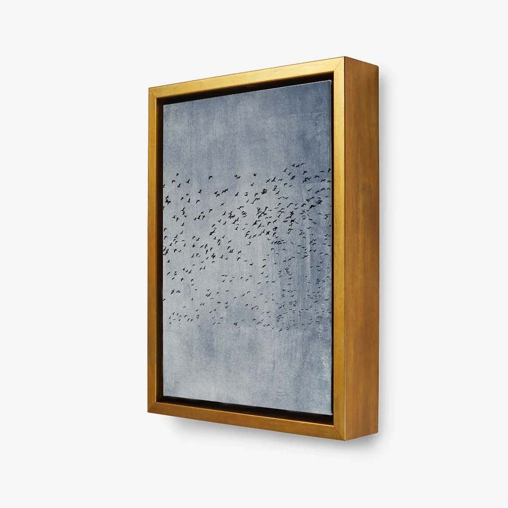 MOVING ON BLUE | CANVAS