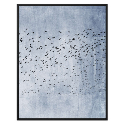 MOVING ON BLUE | CANVAS
