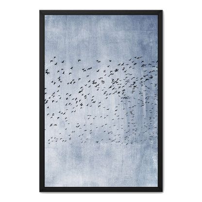 MOVING ON BLUE | CANVAS