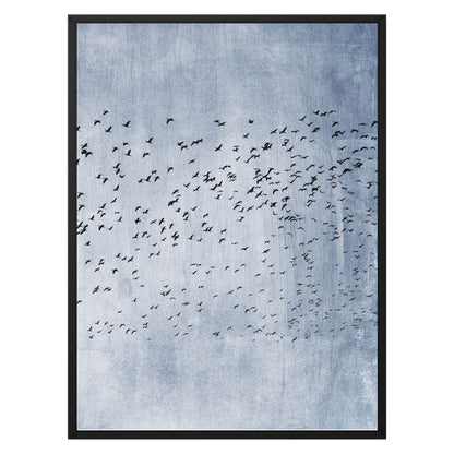 MOVING ON BLUE | CANVAS