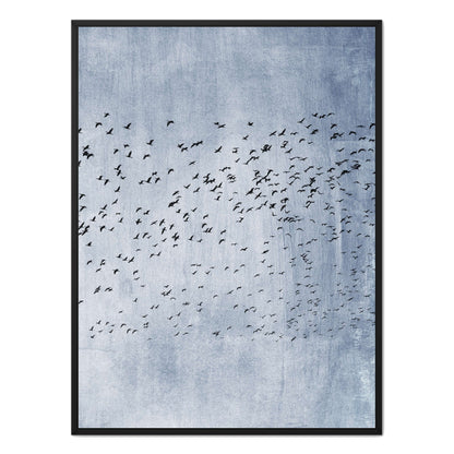 MOVING ON BLUE | CANVAS
