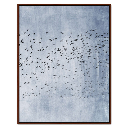 MOVING ON BLUE | CANVAS