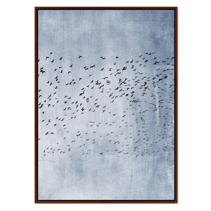 MOVING ON BLUE | CANVAS