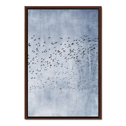 MOVING ON BLUE | CANVAS