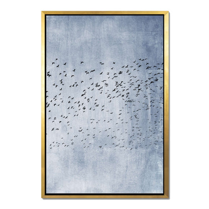 MOVING ON BLUE | CANVAS