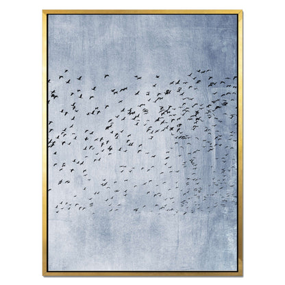 MOVING ON BLUE | CANVAS