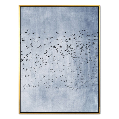 MOVING ON BLUE | CANVAS