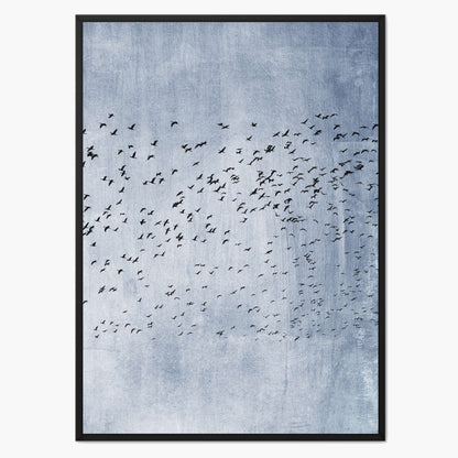 MOVING ON BLUE | CANVAS