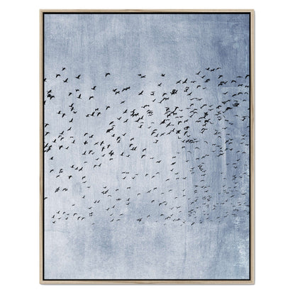 MOVING ON BLUE | CANVAS