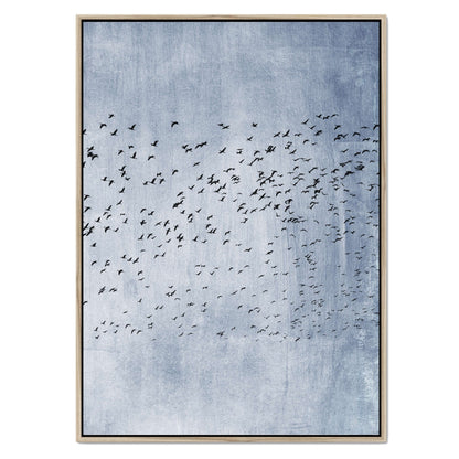 MOVING ON BLUE | CANVAS
