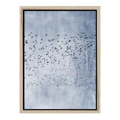 MOVING ON BLUE | CANVAS