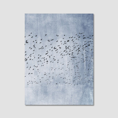MOVING ON BLUE | CANVAS