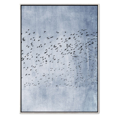 MOVING ON BLUE | CANVAS