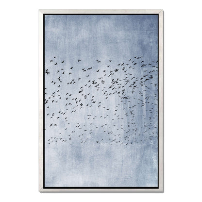 MOVING ON BLUE | CANVAS