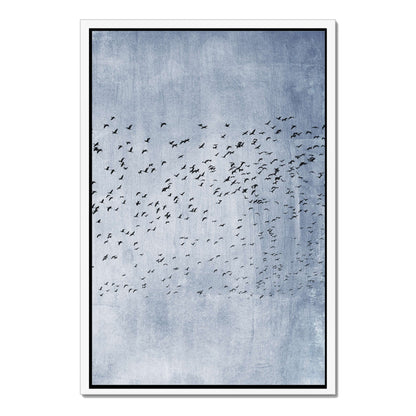 MOVING ON BLUE | CANVAS