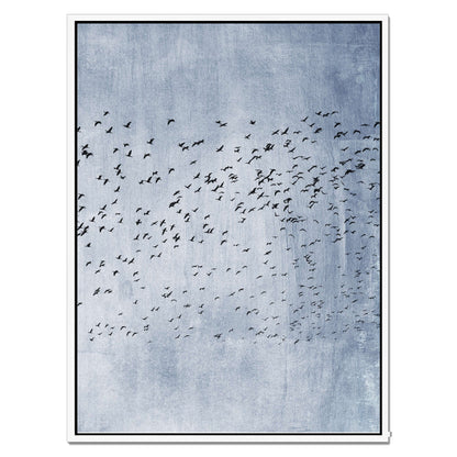 MOVING ON BLUE | CANVAS
