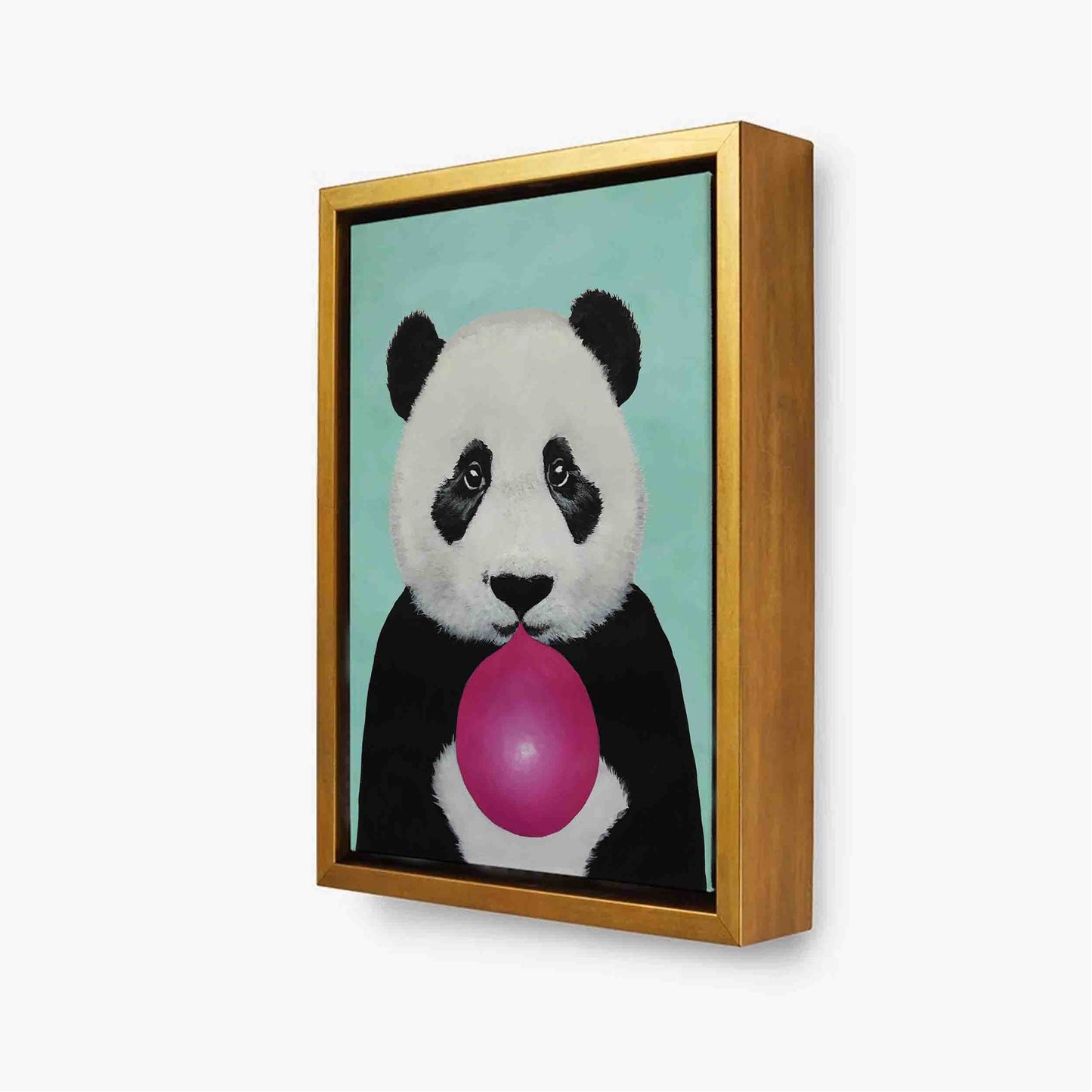 PANDA WITH BUBBLEGUM | CANVAS