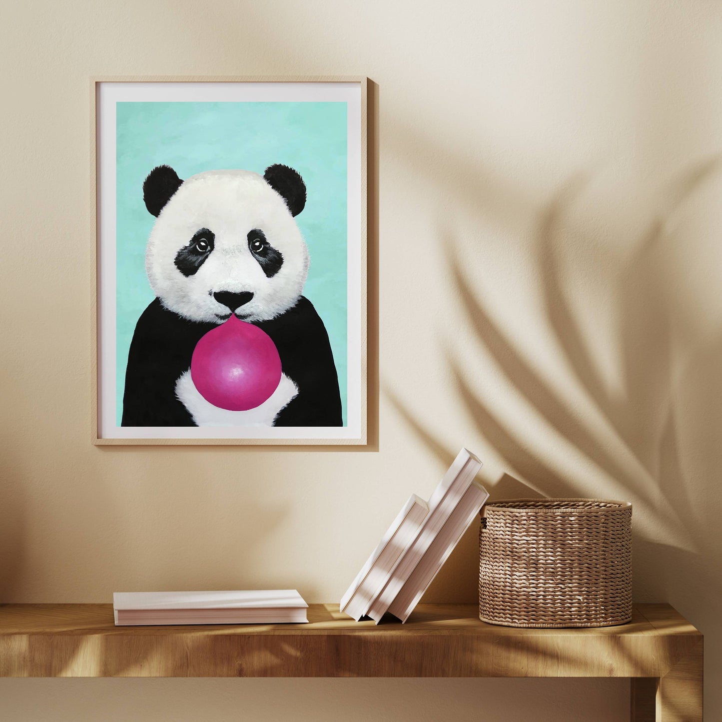 PANDA WITH BUBBLEGUM | PRINT