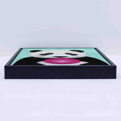 PANDA WITH BUBBLEGUM | CANVAS