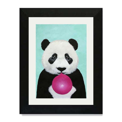 PANDA WITH BUBBLEGUM | PRINT