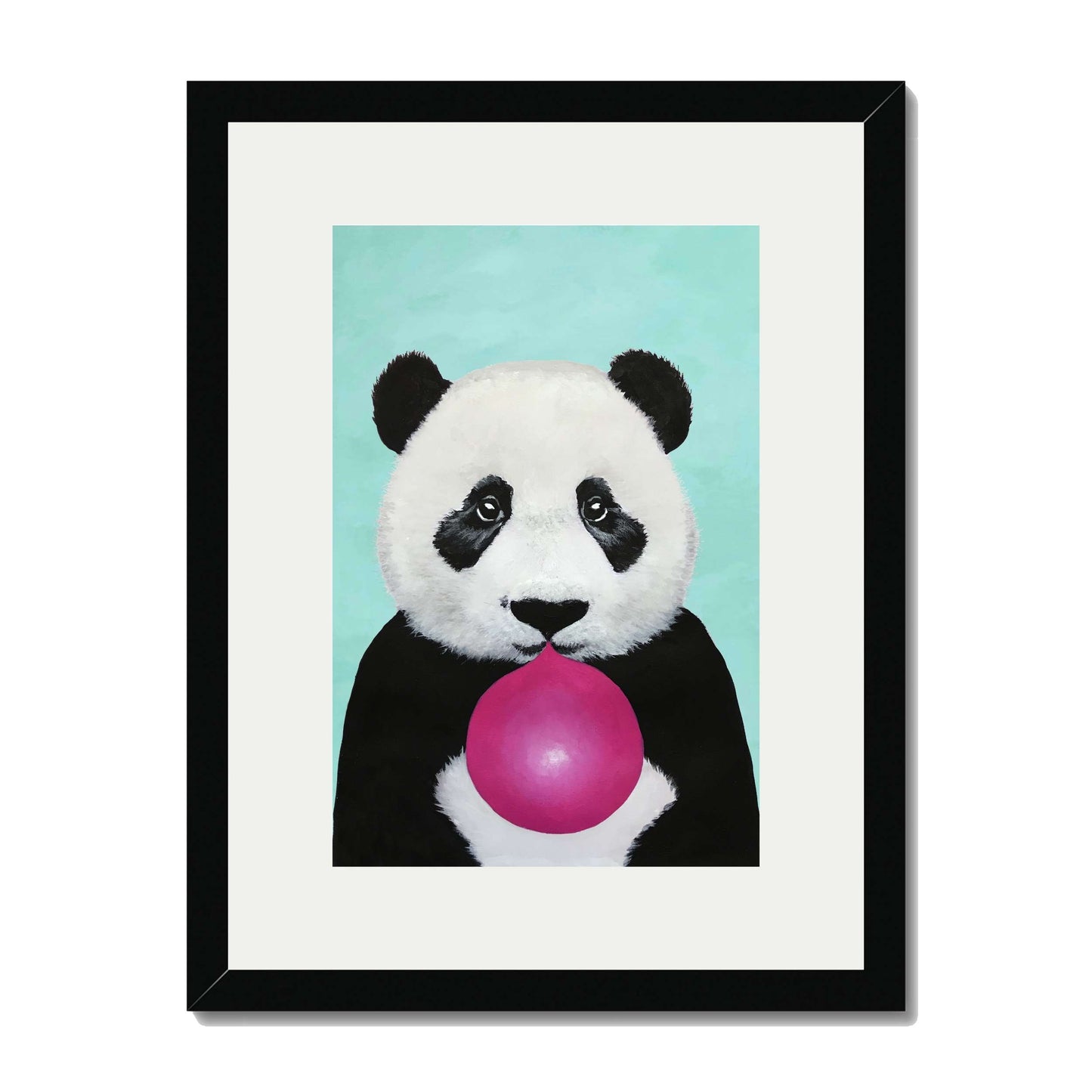 PANDA WITH BUBBLEGUM | PRINT