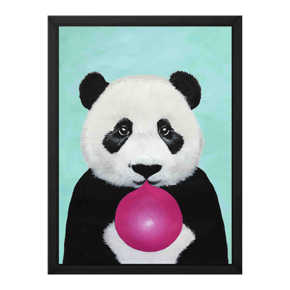 PANDA WITH BUBBLEGUM | CANVAS