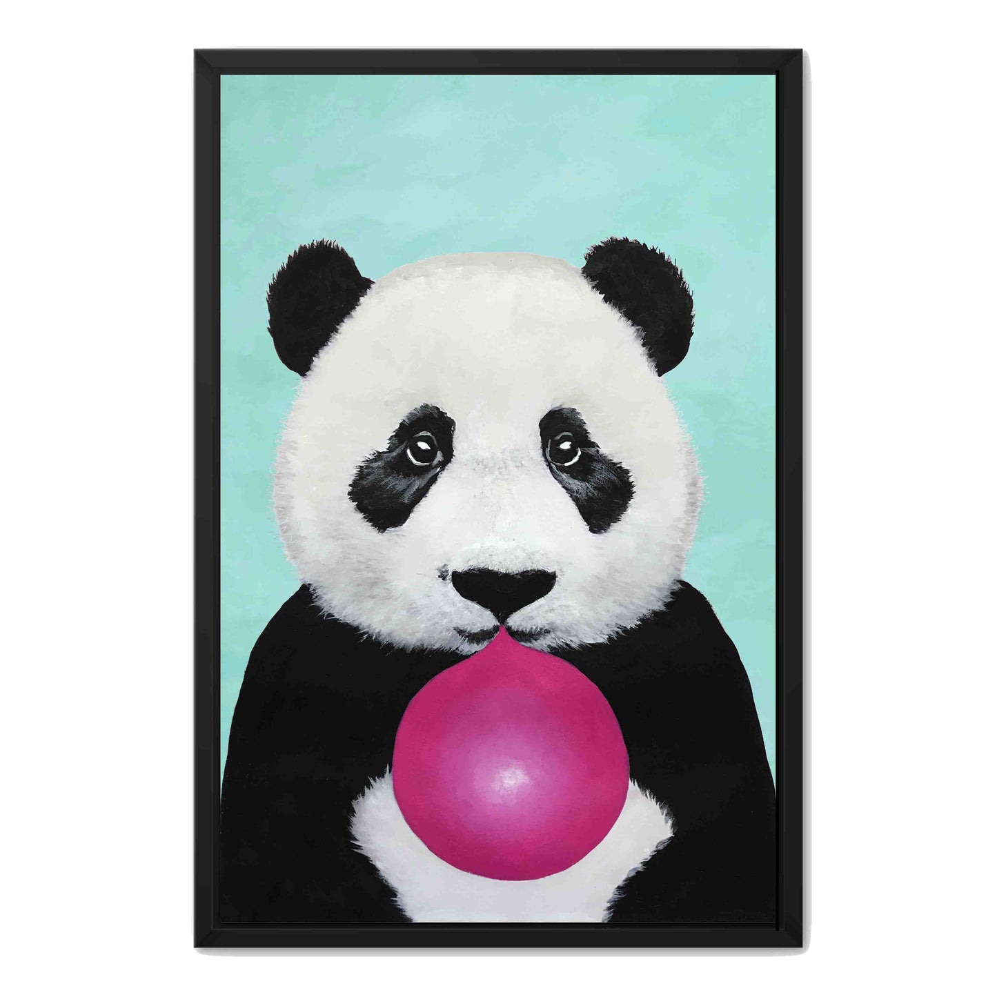 PANDA WITH BUBBLEGUM | CANVAS