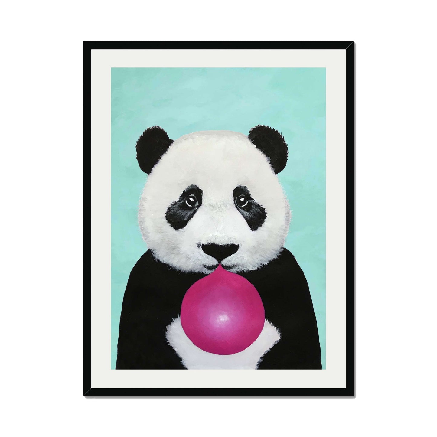 PANDA WITH BUBBLEGUM | PRINT