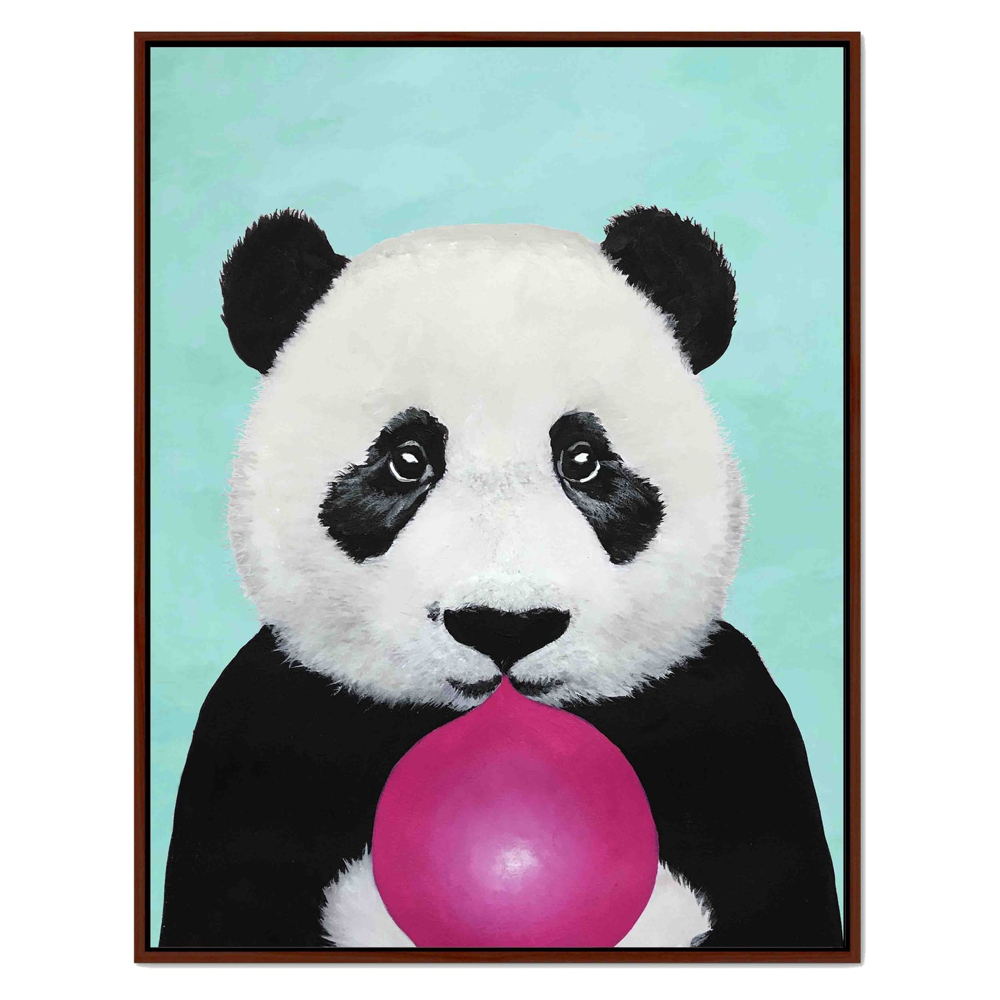 PANDA WITH BUBBLEGUM | CANVAS