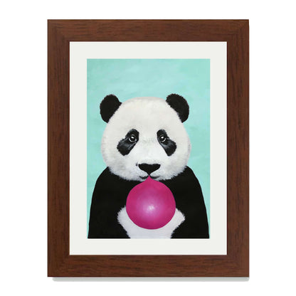 PANDA WITH BUBBLEGUM | PRINT