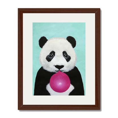 PANDA WITH BUBBLEGUM | PRINT