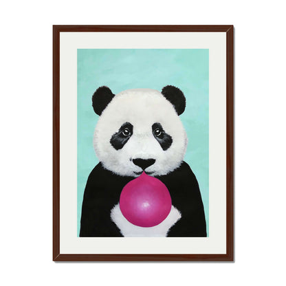 PANDA WITH BUBBLEGUM | PRINT