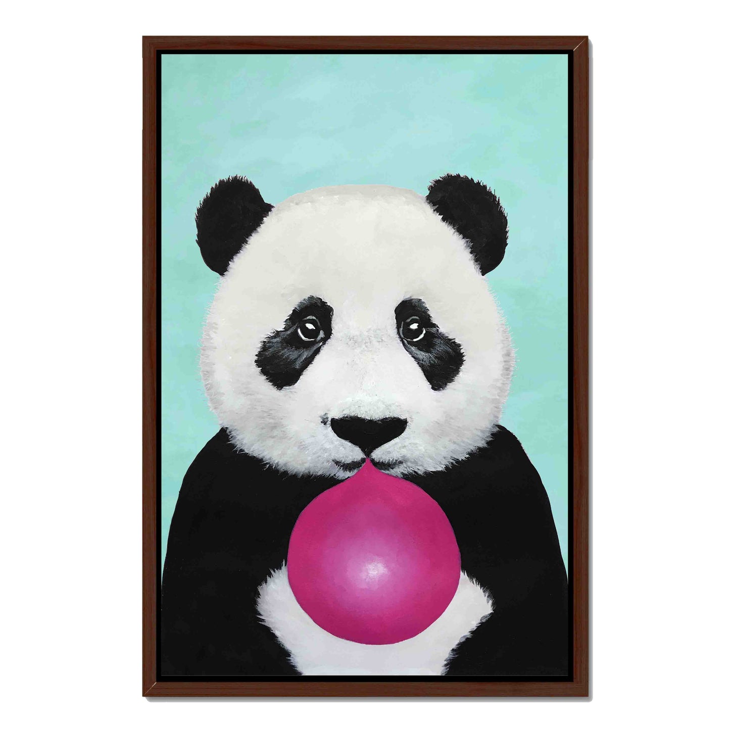 PANDA WITH BUBBLEGUM | CANVAS