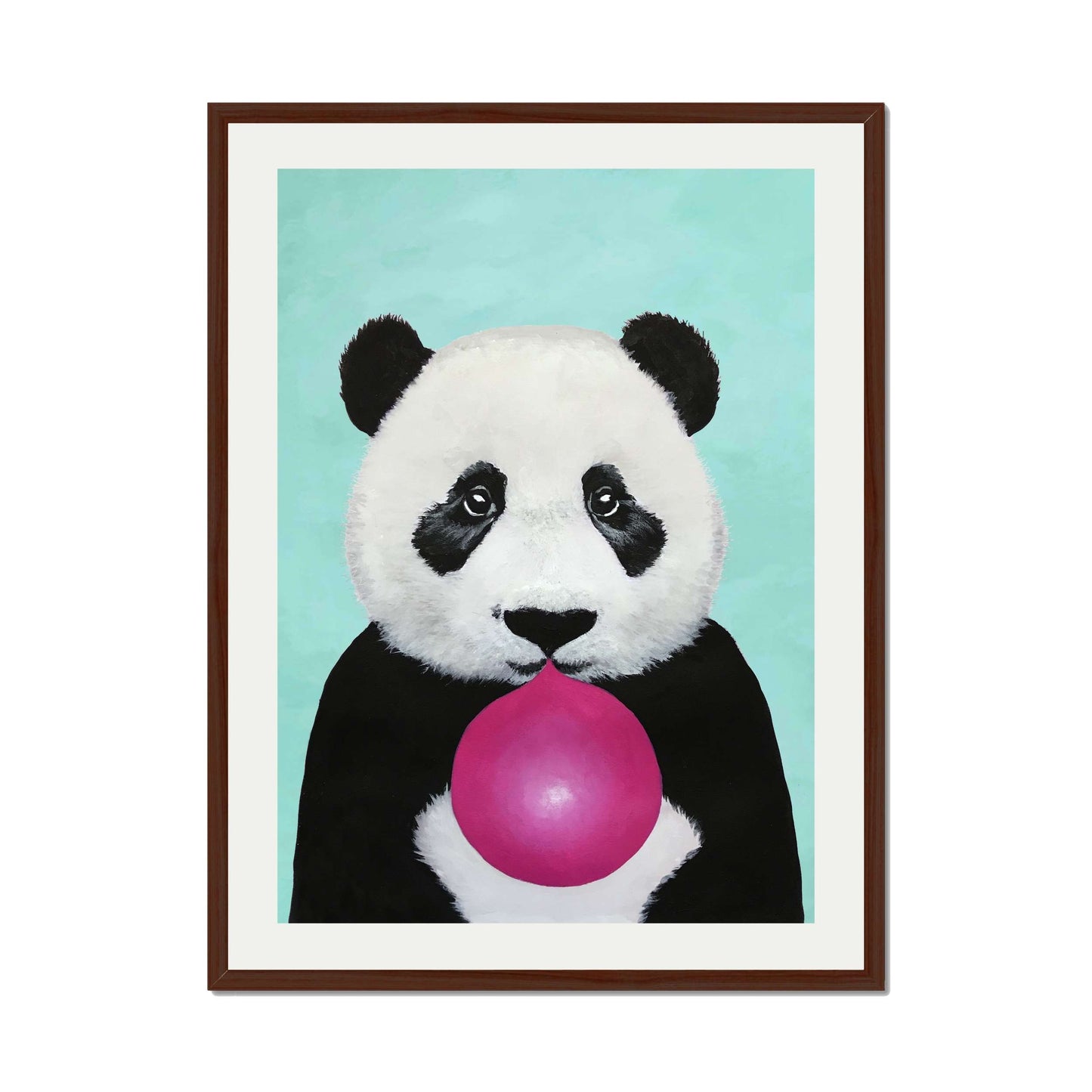 PANDA WITH BUBBLEGUM | PRINT