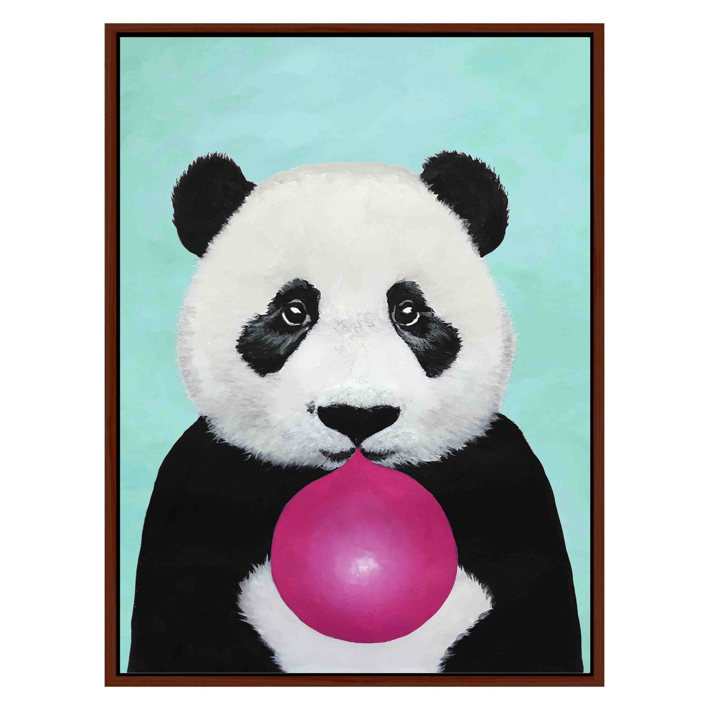 PANDA WITH BUBBLEGUM | CANVAS