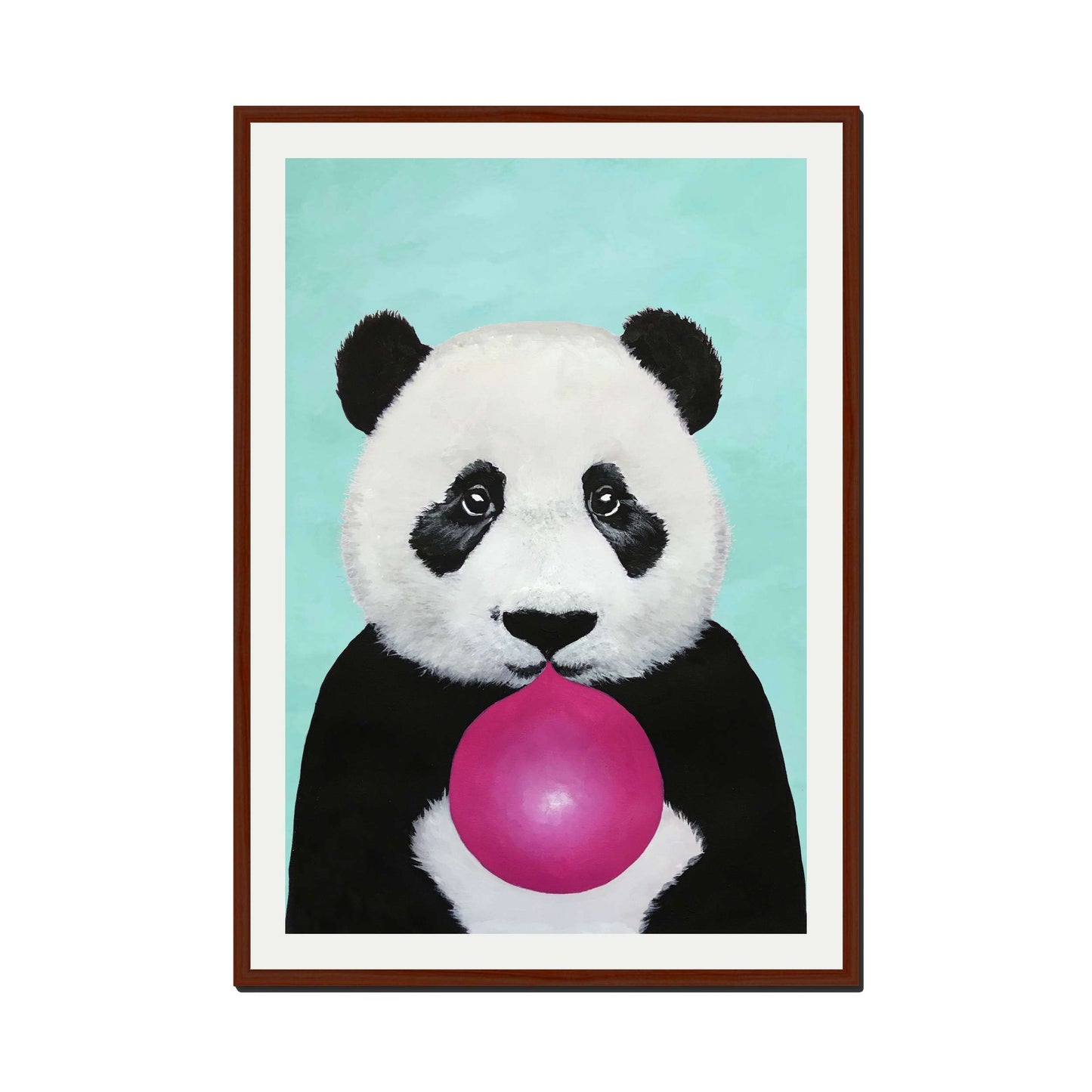 PANDA WITH BUBBLEGUM | PRINT