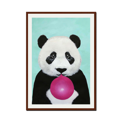 PANDA WITH BUBBLEGUM | PRINT