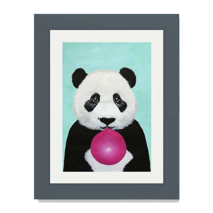 PANDA WITH BUBBLEGUM | PRINT