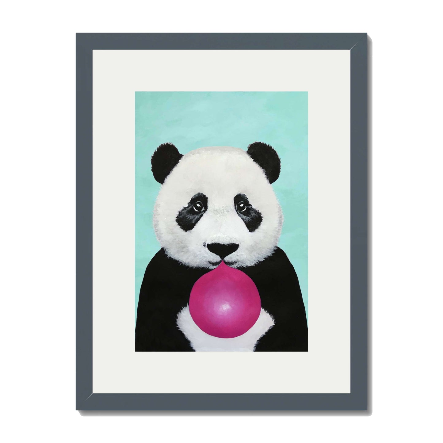 PANDA WITH BUBBLEGUM | PRINT