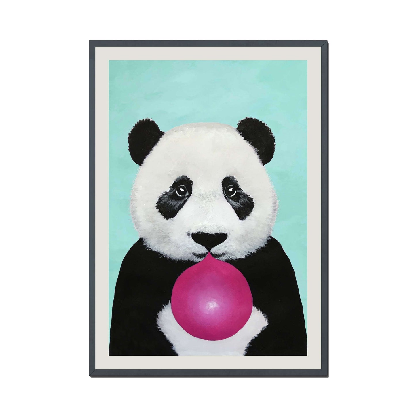 PANDA WITH BUBBLEGUM | PRINT