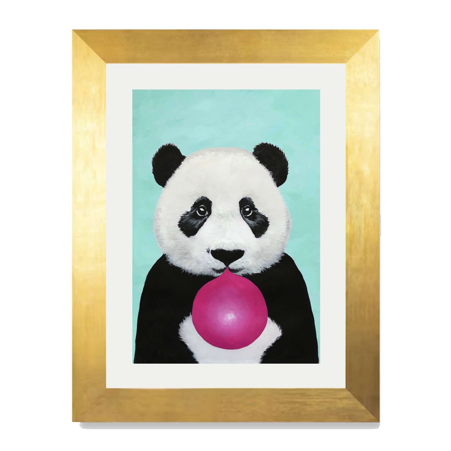 PANDA WITH BUBBLEGUM | PRINT