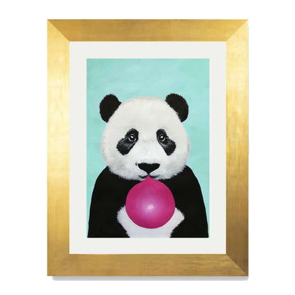 PANDA WITH BUBBLEGUM | PRINT
