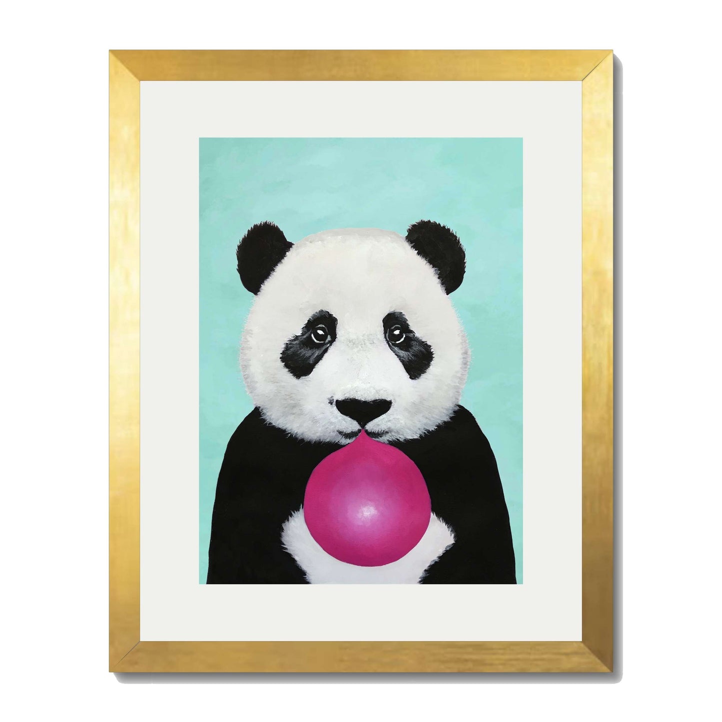PANDA WITH BUBBLEGUM | PRINT