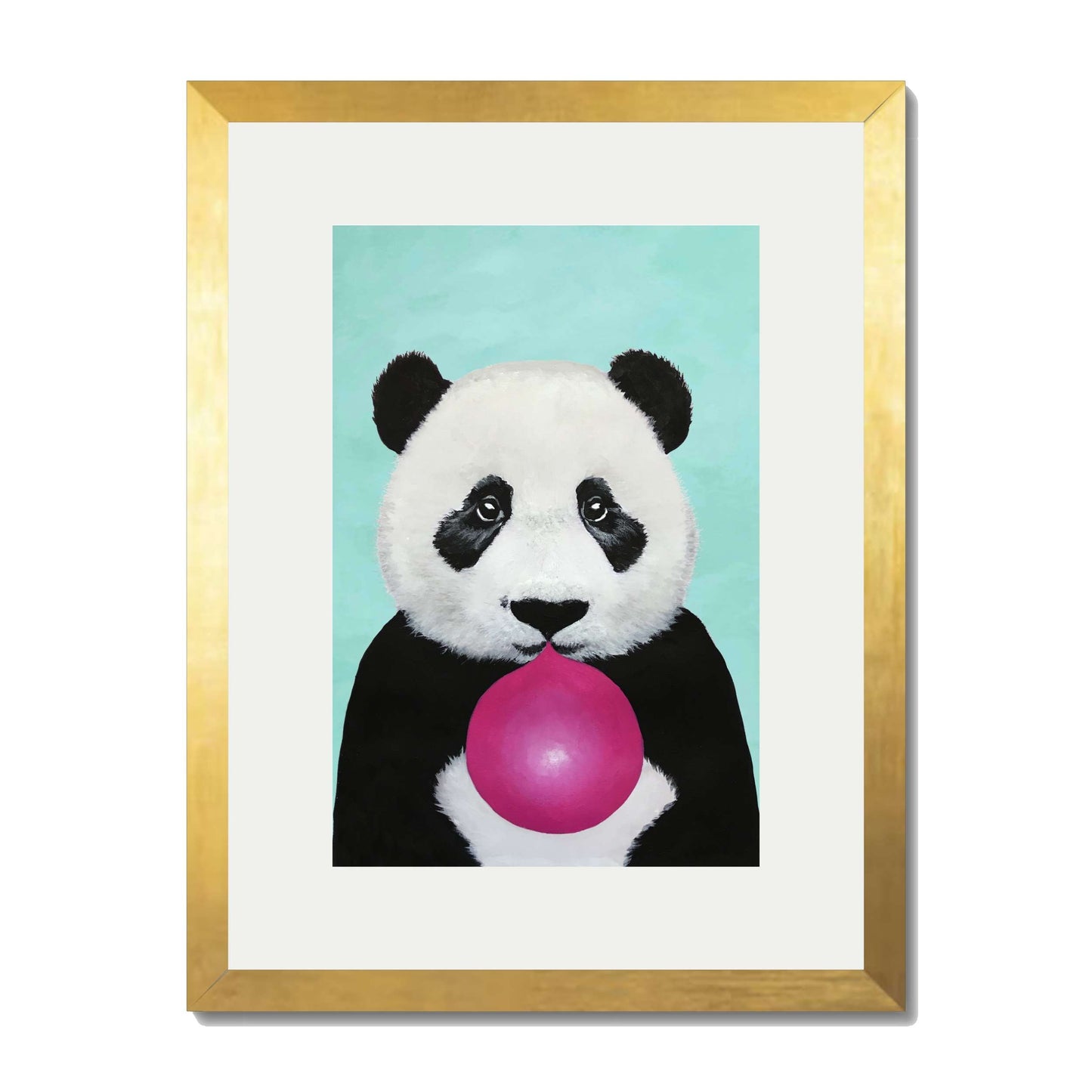 PANDA WITH BUBBLEGUM | PRINT