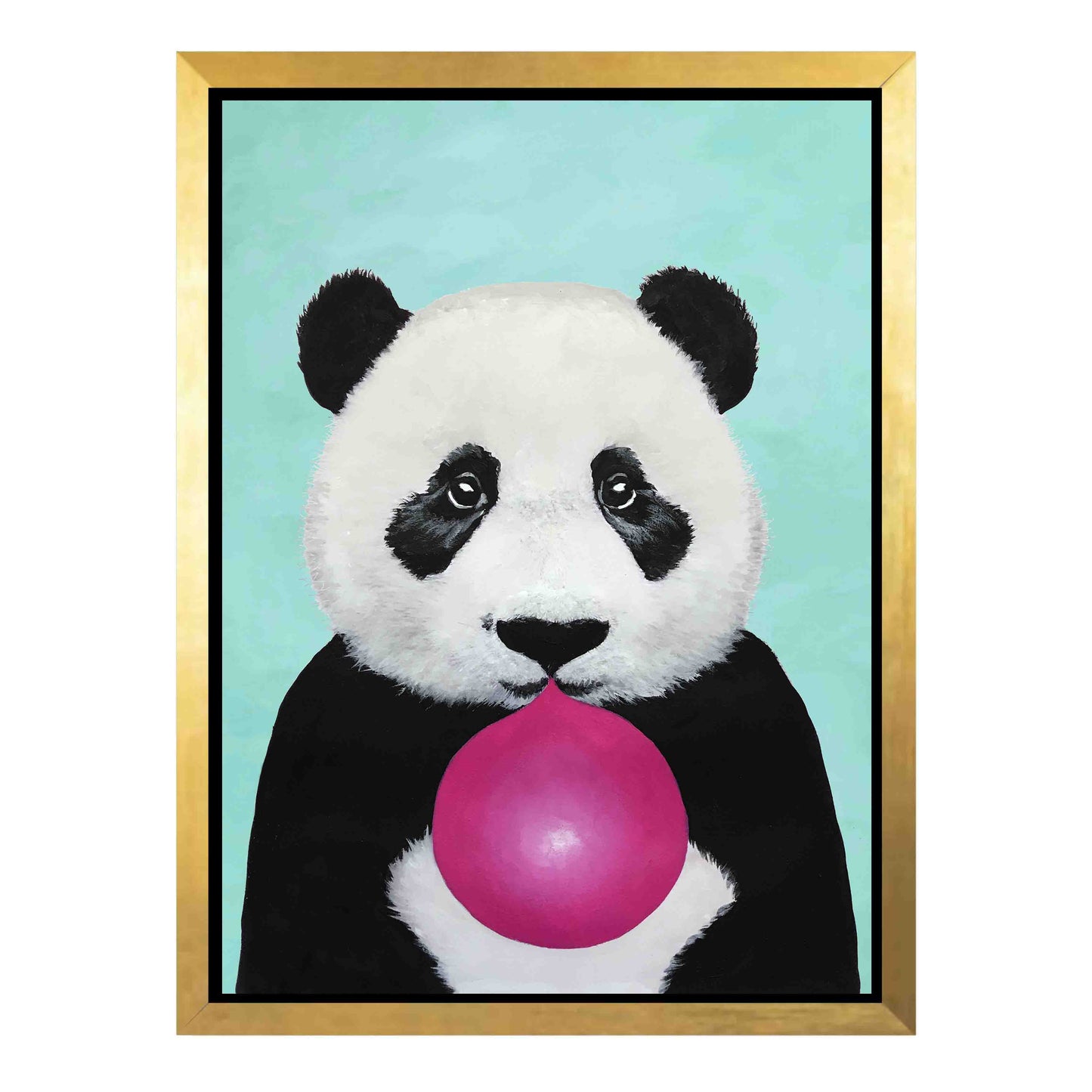 PANDA WITH BUBBLEGUM | CANVAS